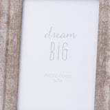 convex matt silver 5x7 frame
