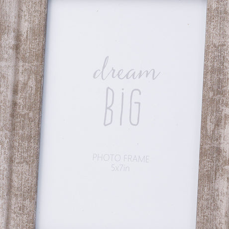convex matt silver 5x7 frame