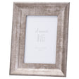 convex matt silver 5x7 frame