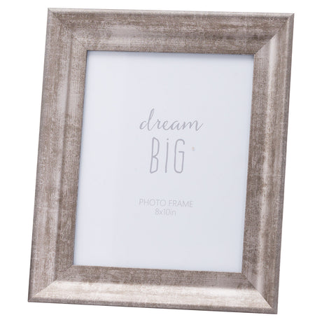 convex matt silver 8x10 frame