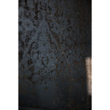 antique etched foxed wall art mirror