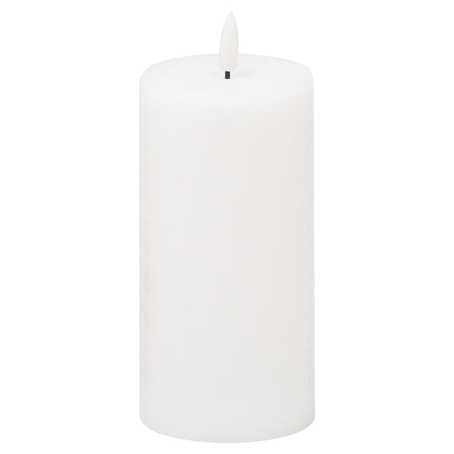 luxe collection natural glow 3x6 led white candle
