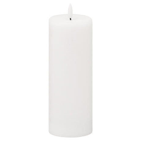 luxe collection natural glow 3x8 led white candle
