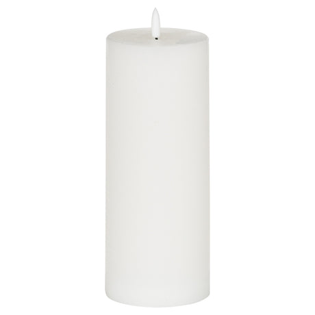 luxe collection natural glow 3 5x9 led white candle