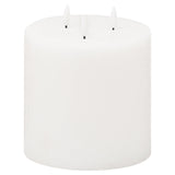 Clea Luxe Collection Natural Glow 6x6 LED White Candle