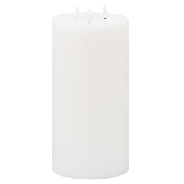 luxe collection natural glow 6x12 led white candle