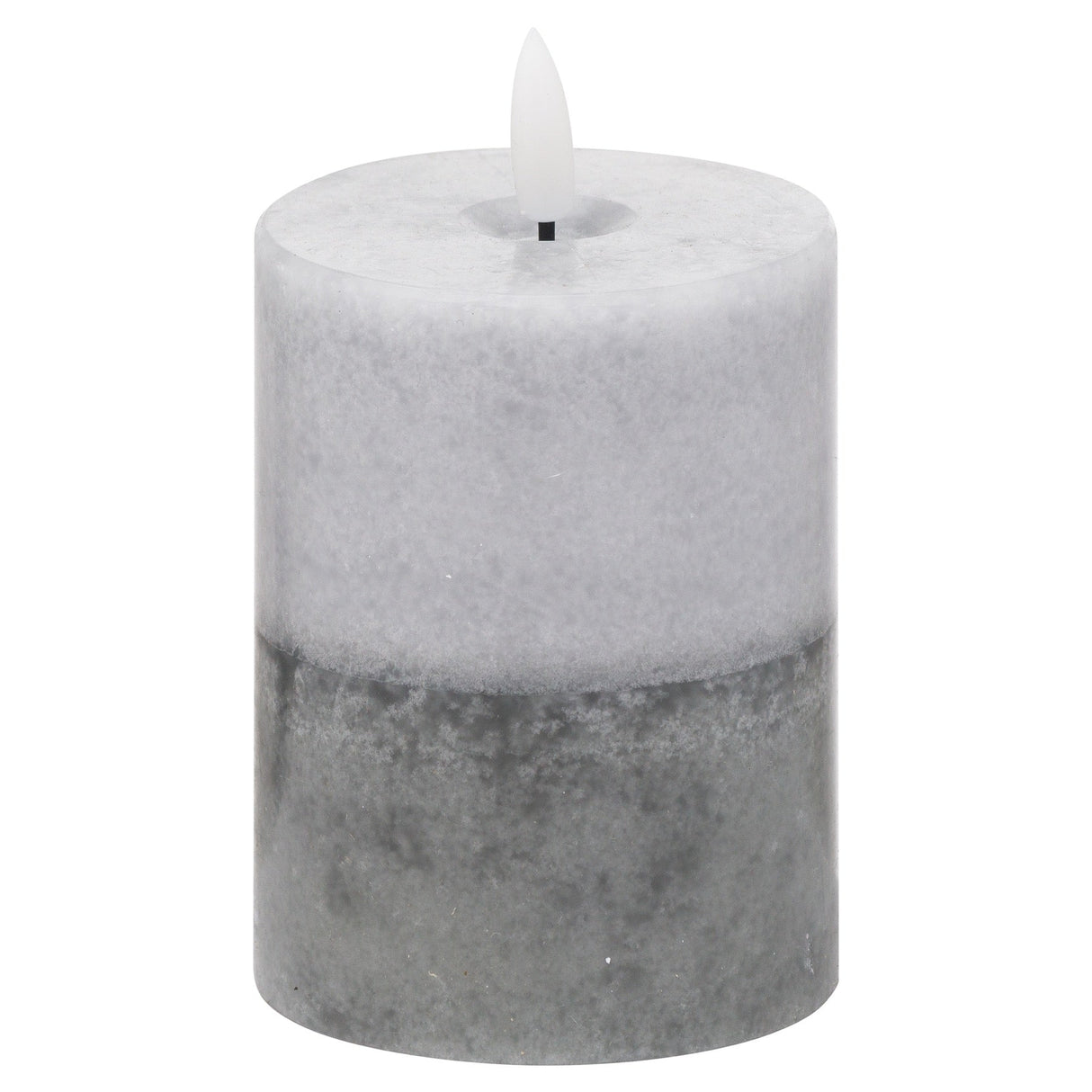 Clea Luxe Collection Natural Glow 3x4 Stone LED Candle