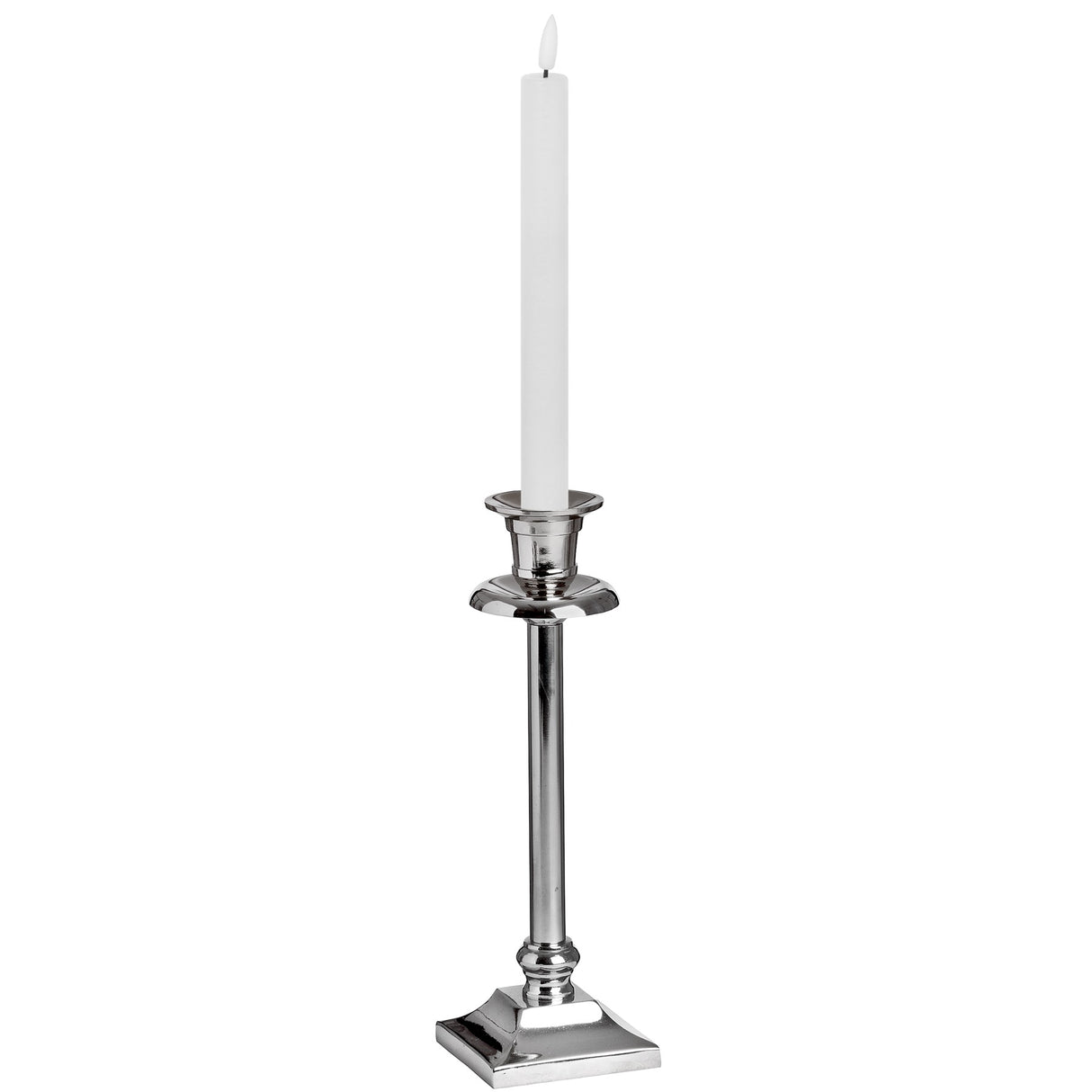 luxe collection natural glow s 2 white led dinner candles