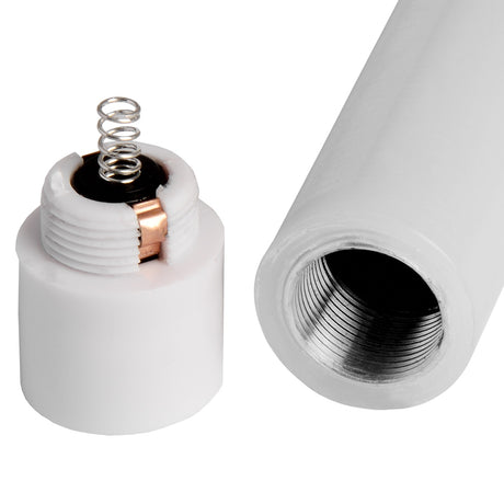 luxe collection natural glow s 2 white led dinner candles
