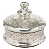 Salome Silver Foil Effect Large Trinket Jar