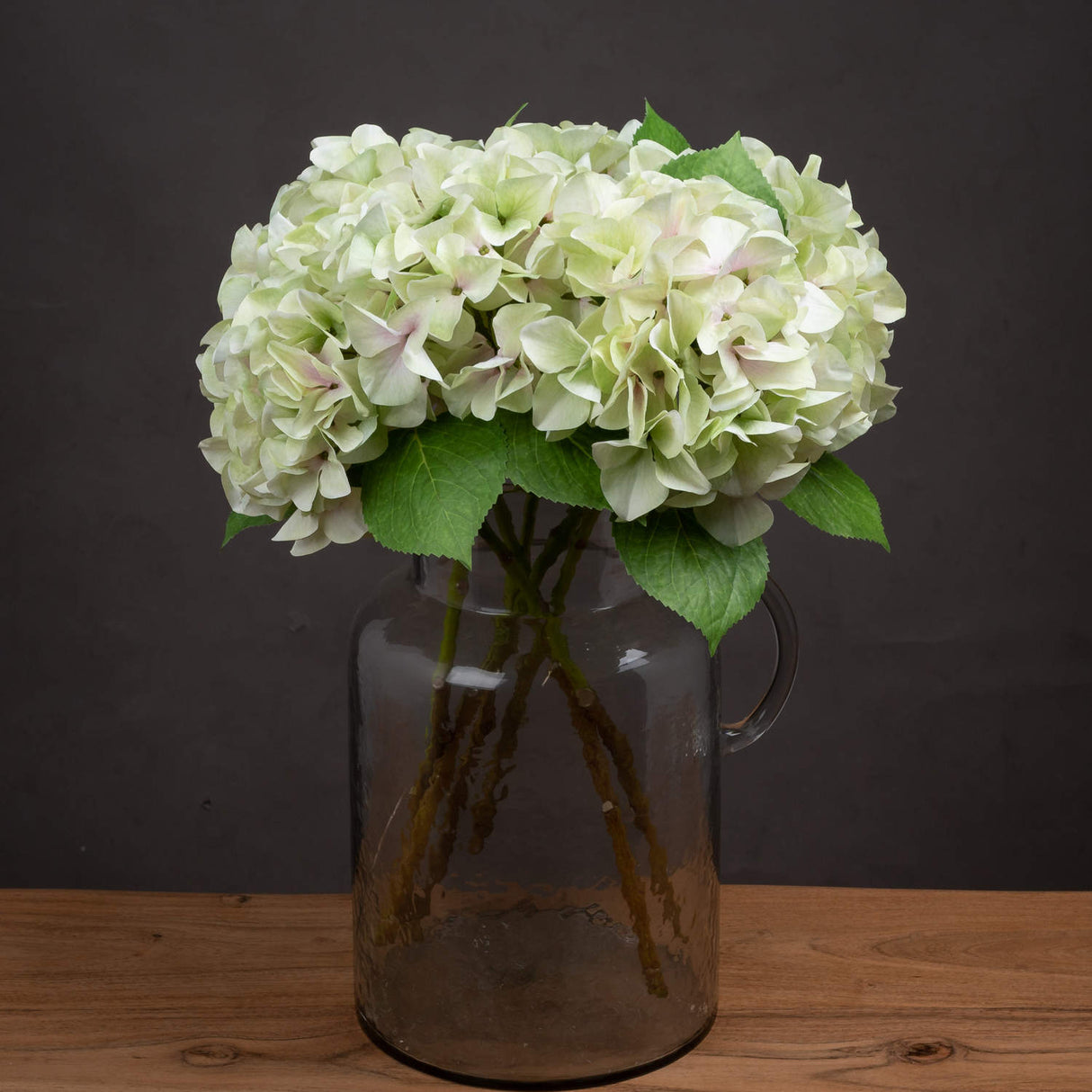 Angelique Shabby Green Single Hydrangea