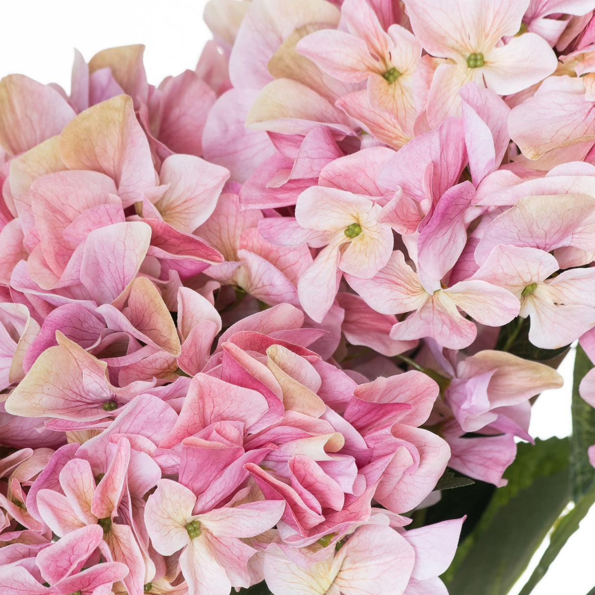 shabby pink hydrangea bouquet
