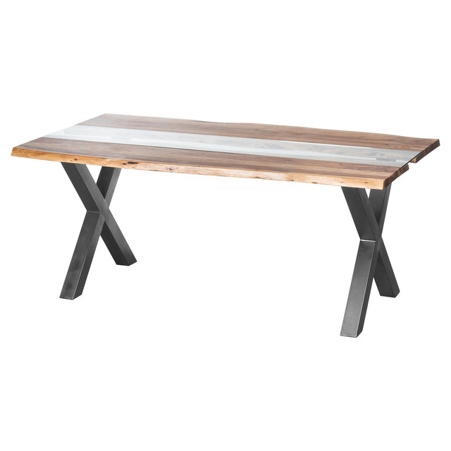 live edge collection river dining table