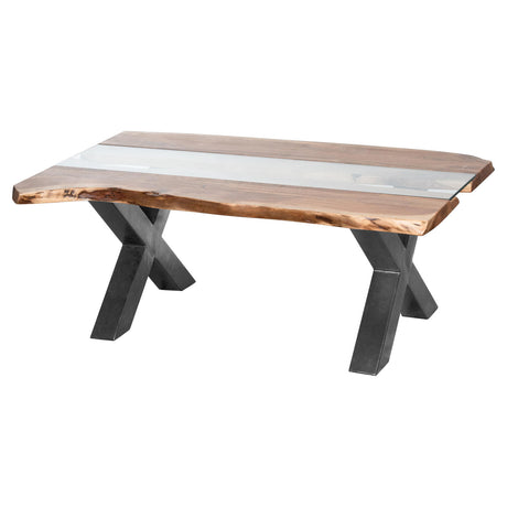 live edge collection river coffee table