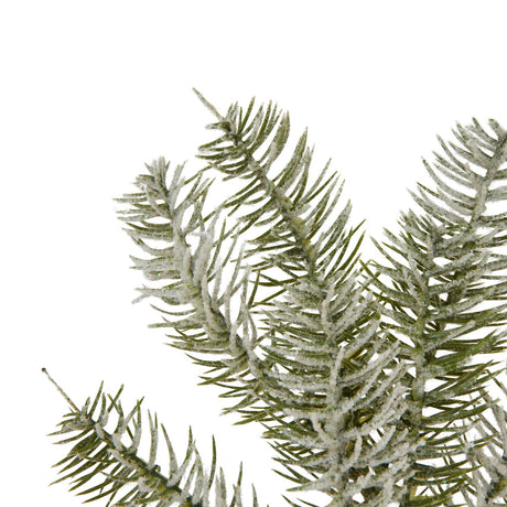 single snow pine spray