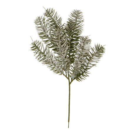 single snow pine spray