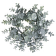 medium frosted eucalyptus candle wreath