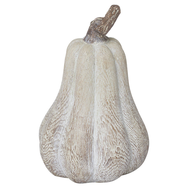 carved wood effect pumpkin
