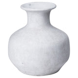 Eugenie Squat Stone Vase