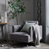 hampton grey large arm chair