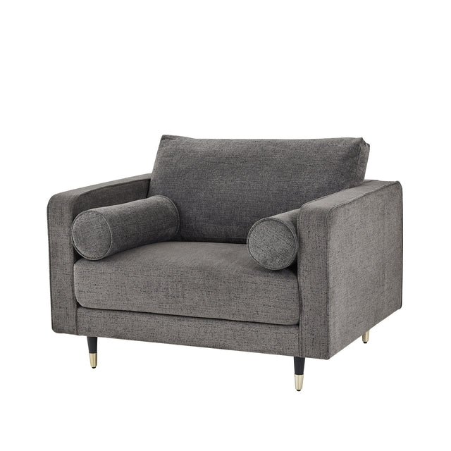 hampton grey large arm chair