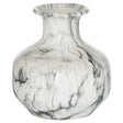 marble squat vase