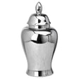 chrome large ginger jar