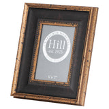 black and antique gold beaded 5x7 photo frame