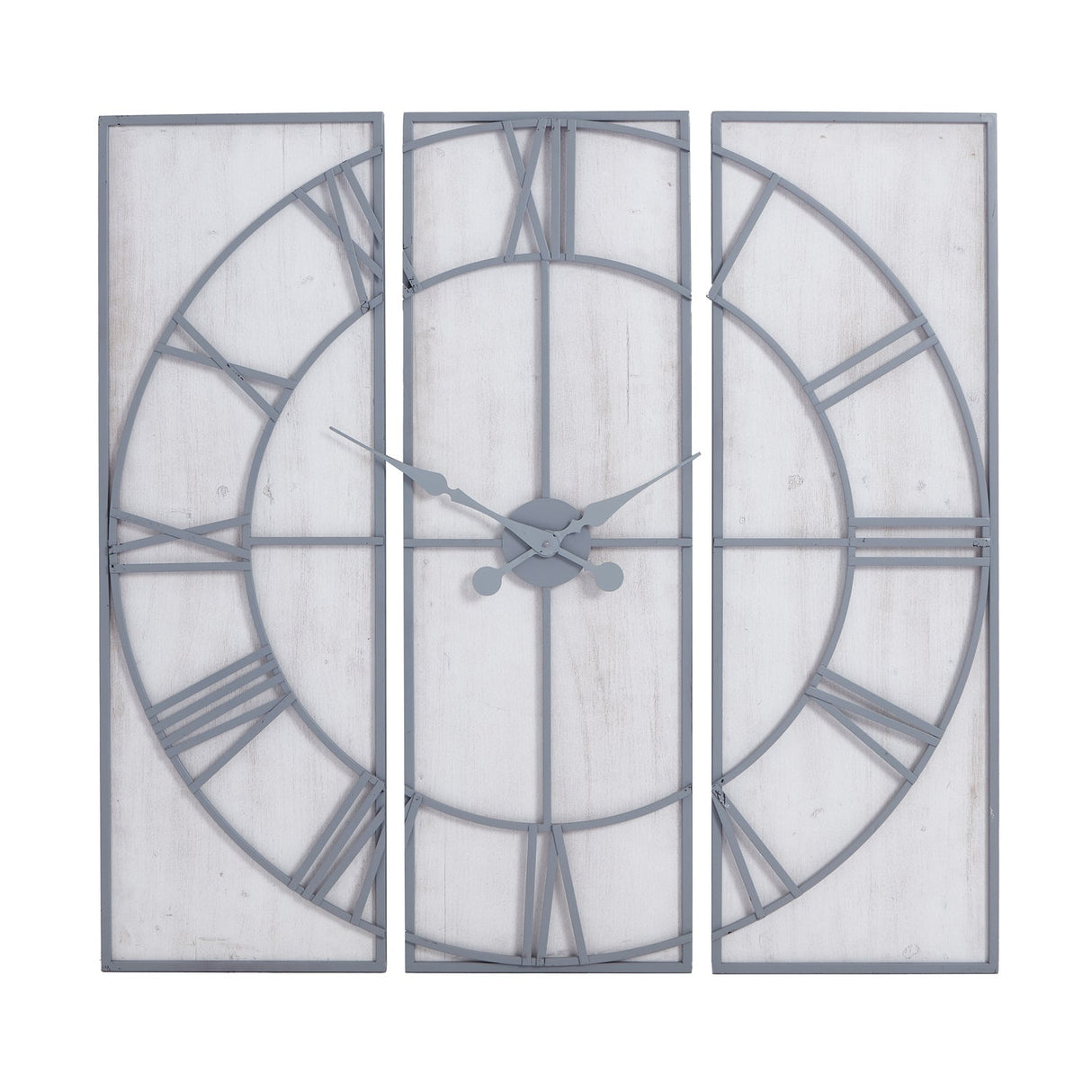 Jeanne Roza Panelled Wall Clock