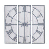 Jeanne Roza Panelled Wall Clock