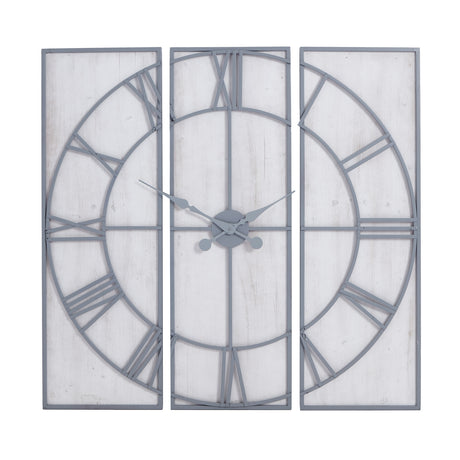 roza panelled wall clock