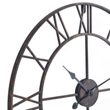 bronze skeleton wall clock