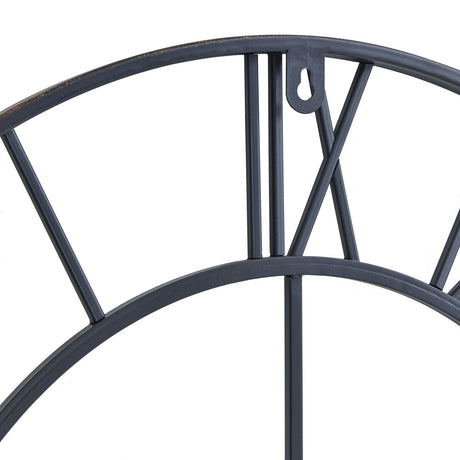 bronze skeleton wall clock