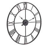 Clemence Bronze Skeleton Wall Clock