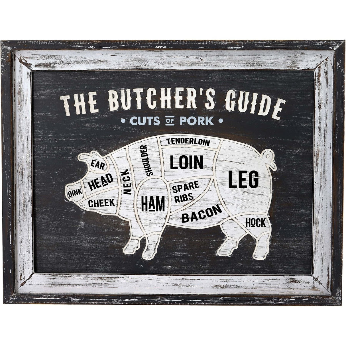 Corinne Butchers Cuts Pork Wall Plaque