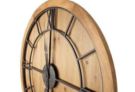 williston wooden wall clock