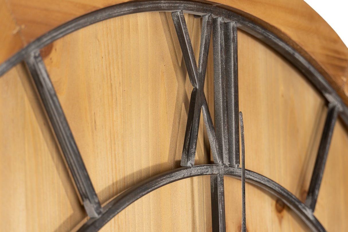 williston wooden wall clock