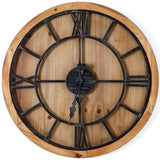 Sabine Williston Large Wooden Wall Clock