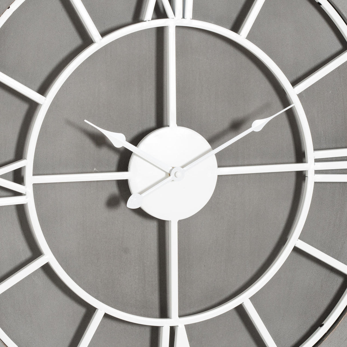 williston grey wall clock