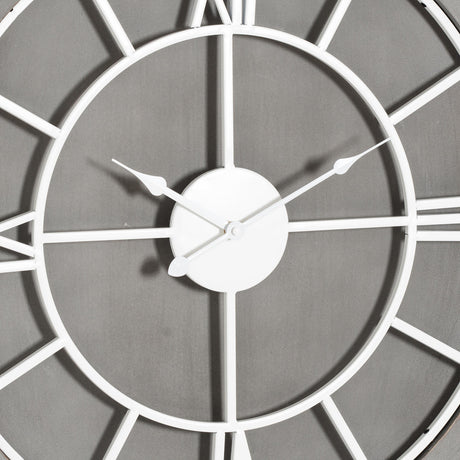 williston grey wall clock