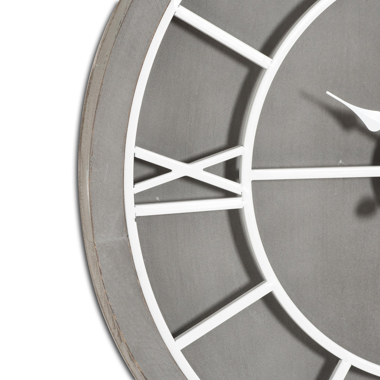 williston grey wall clock