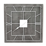 Clarisse Williston Grey Square Wall Clock