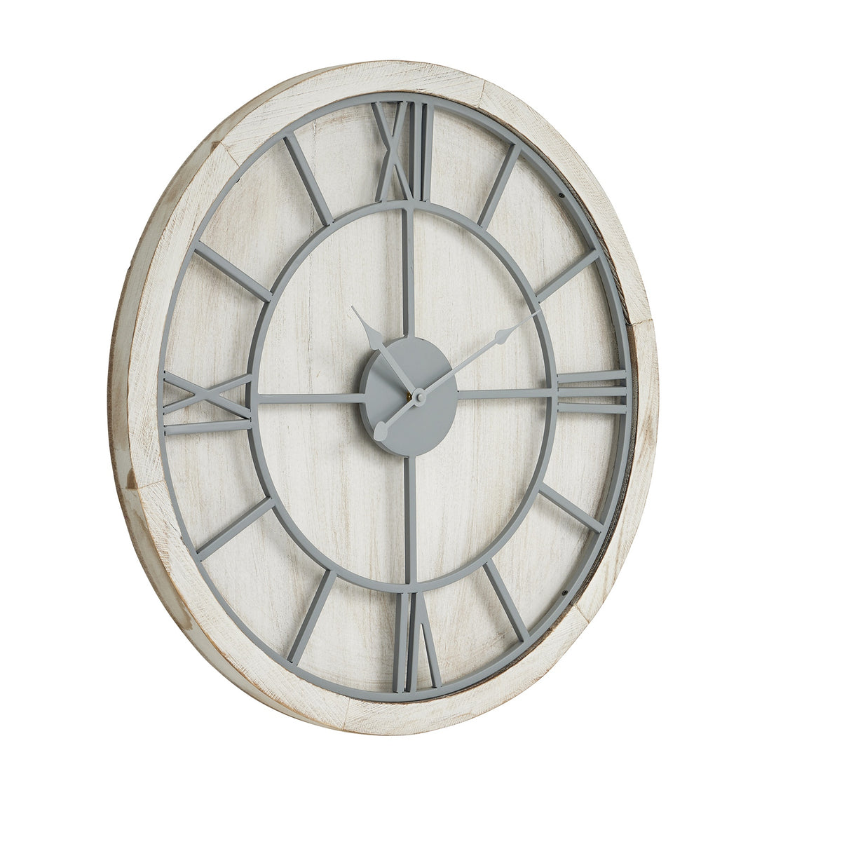 williston white wall clock