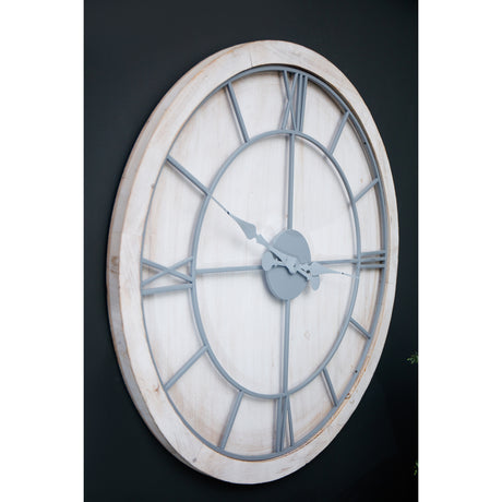 williston white large wall clock