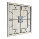 williston white square large wall clock