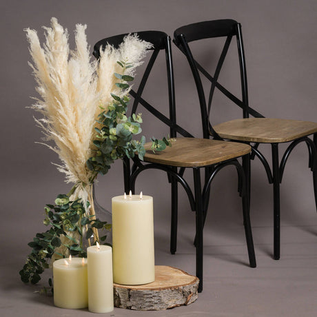 cream pampas grass stem