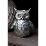 olive the large silver ceramic owl