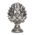 silver pinecone finial