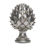 silver pinecone finial