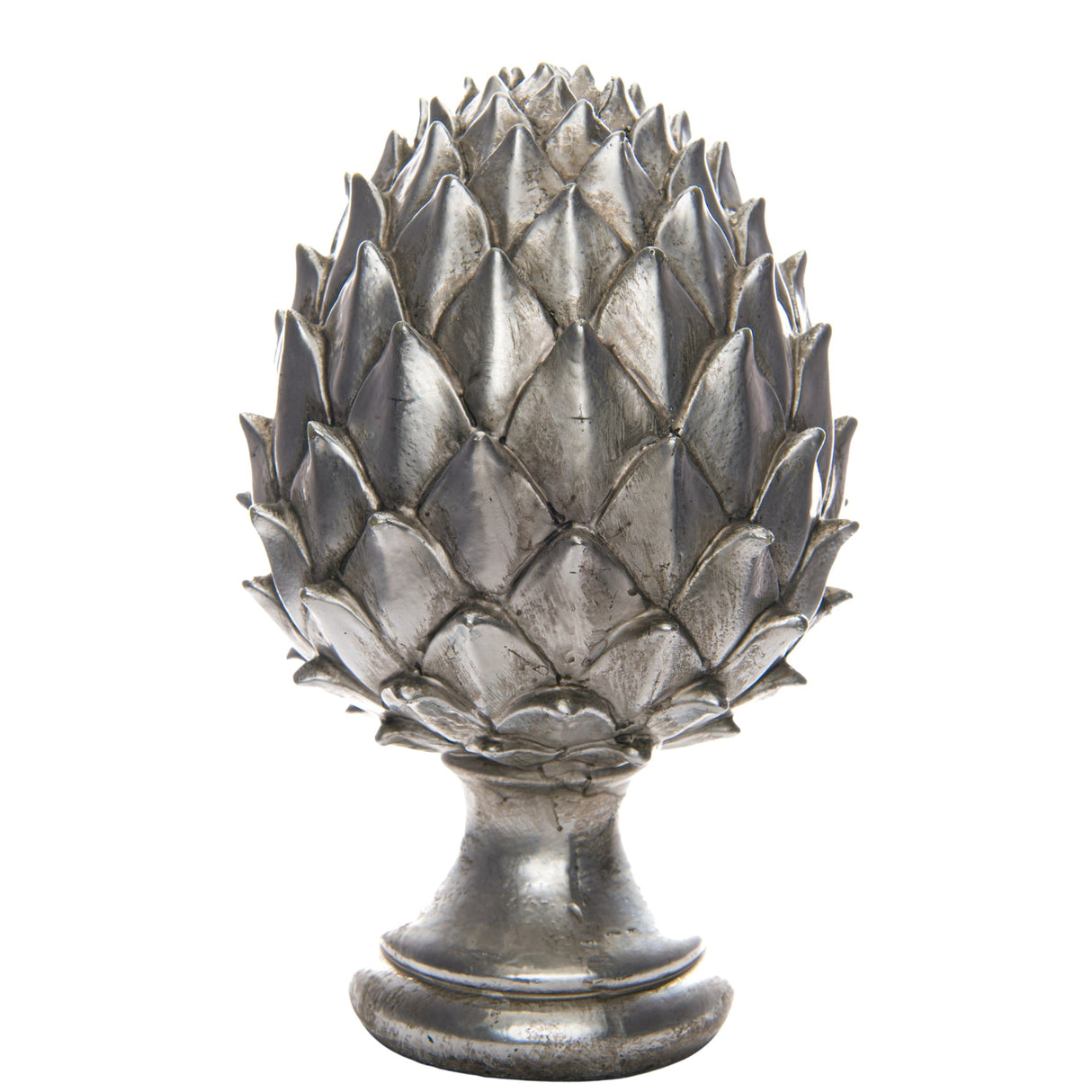 Nina Silver Pinecone Finial
